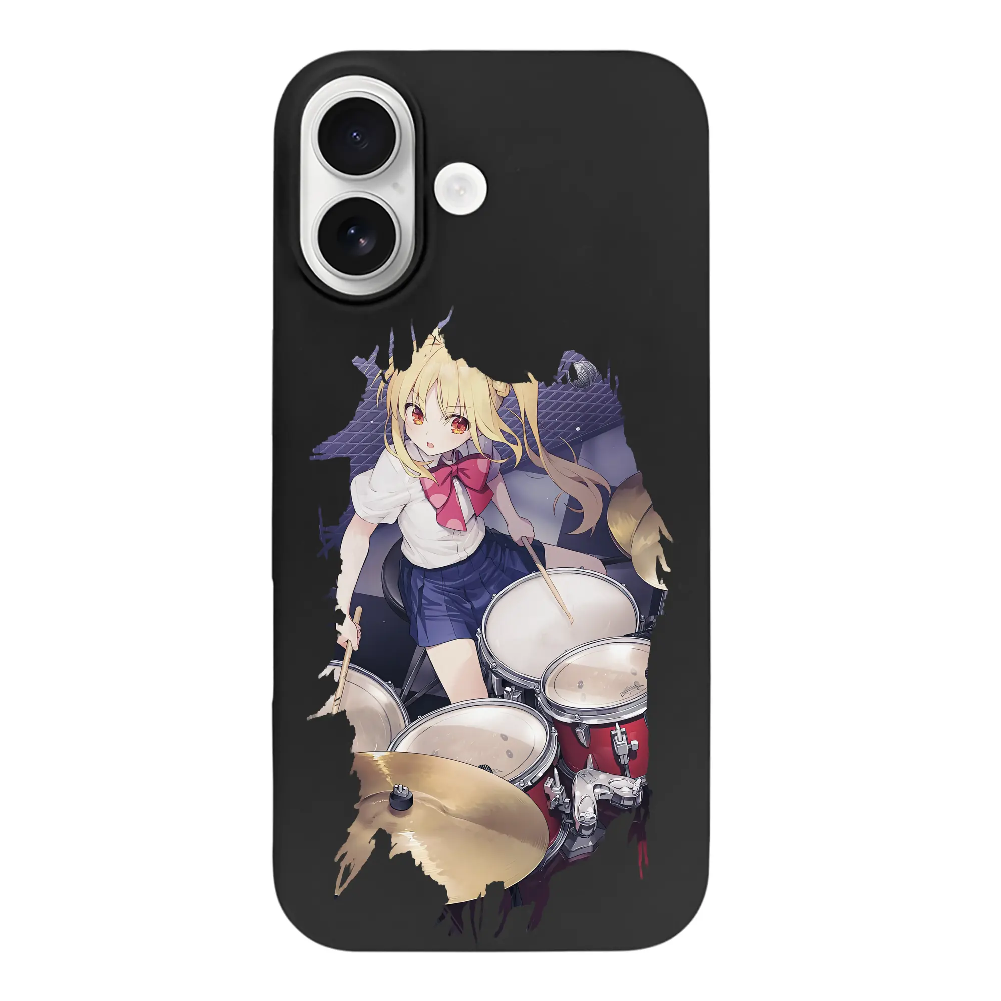 ぼっちざろっく！ グッズ,伊地知虹夏 - iPhone 17 シリーズ シリコンケース 薄型 耐衝撃 指紋防止 ソフトタッチカバー 精密フィット 傷防止 保護ケース iPhone 17/17 Air/17 Pro/17 Pro Max 対応